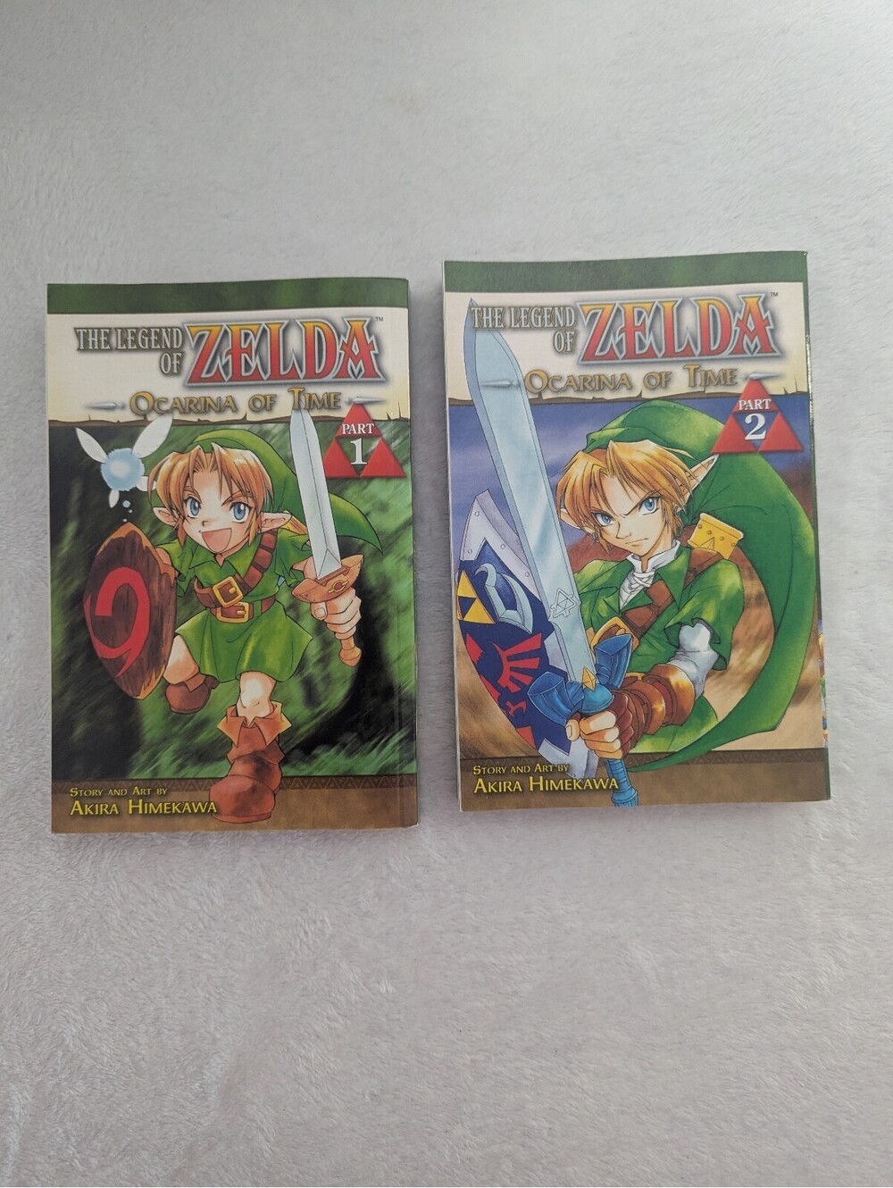 The Legend of Zelda: Ocarina of Time Manga Parts 1 & 2 by Akira Himekawa
